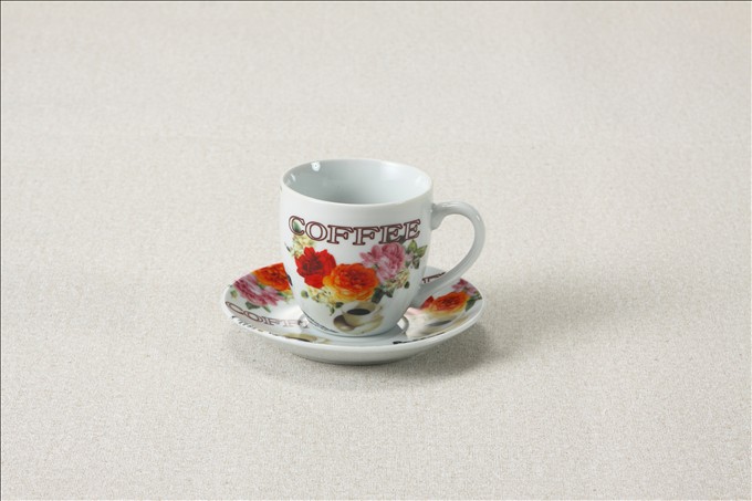 Juego de Tazas de Porcelana de Hueso de Primera Calidad KSA003