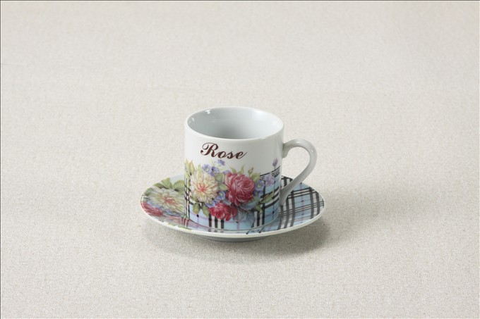 Juego de Tazas de Porcelana de Hueso de Primera Calidad KSA004