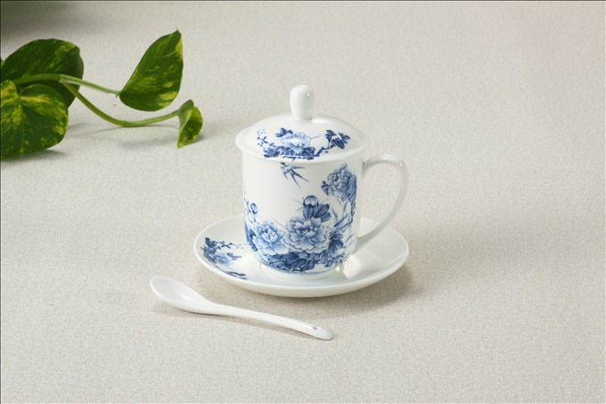 Juego de Tazas de Porcelana de Hueso de Primera Calidad KSA014